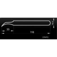 VETUS 7 SA  Curved Tweezers