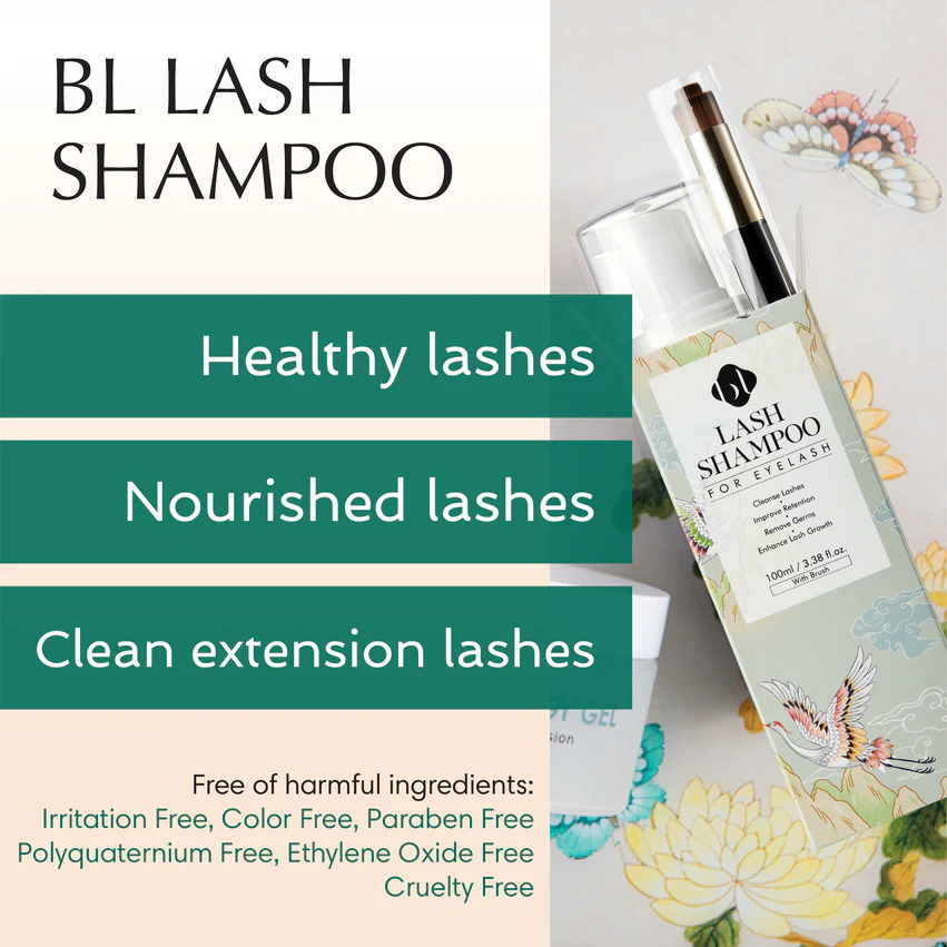 Lash Foam / Shampoo by BL Lashes  - 100ml - FREE Brush
