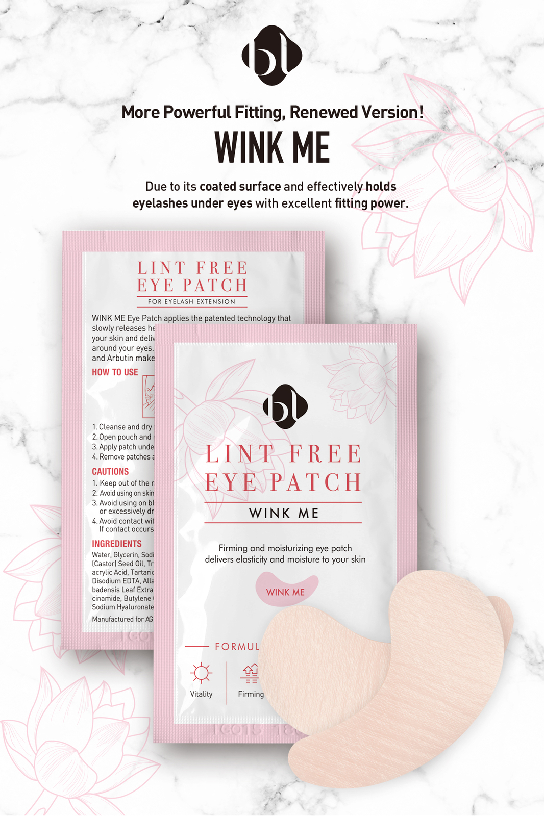 Wink Me Lint Free Eyepatches by BL Lashes