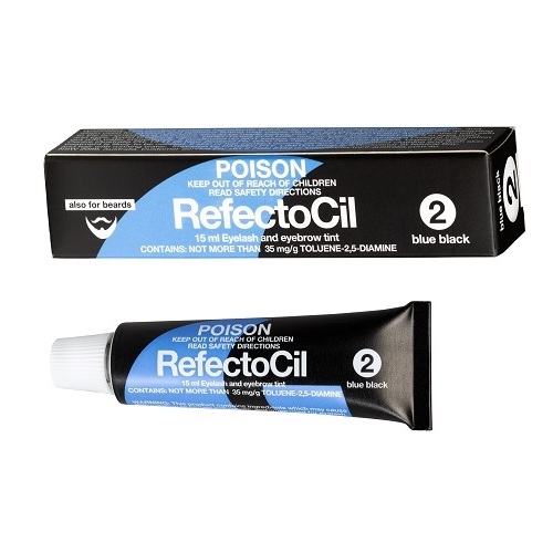 RefectoCil - Eyelash and Eyebrow Tint # 2 Blue Black - 15ML Tube