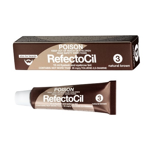 RefectoCil - Eyelash & Eyebrow Tint # 3 Natural Brown - 15ML Tube