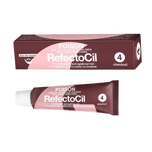 RefectoCil - Eyelash and Eyebrow Tint # 4 Chestnut - 15ML  Tube