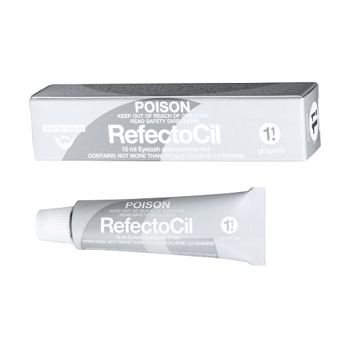 RefectoCil - Eyelash and Eyebrow Tint # 1.1 Graphite - 15ML Tube