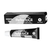 RefectoCil - Eyelash and Eyebrow  Tint #1 - Pure Black - 15ML Tube