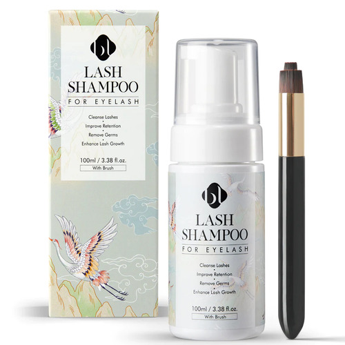 BL Lash Shampoo Foam with Cleansing Brush  - 100ml 